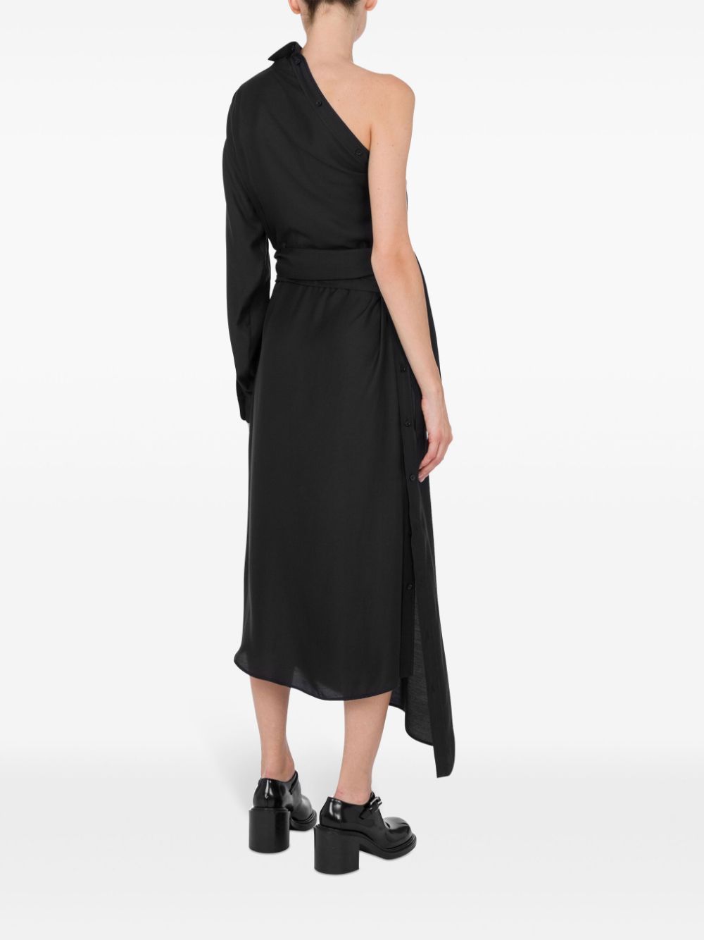 Asymmetric Midi Dress