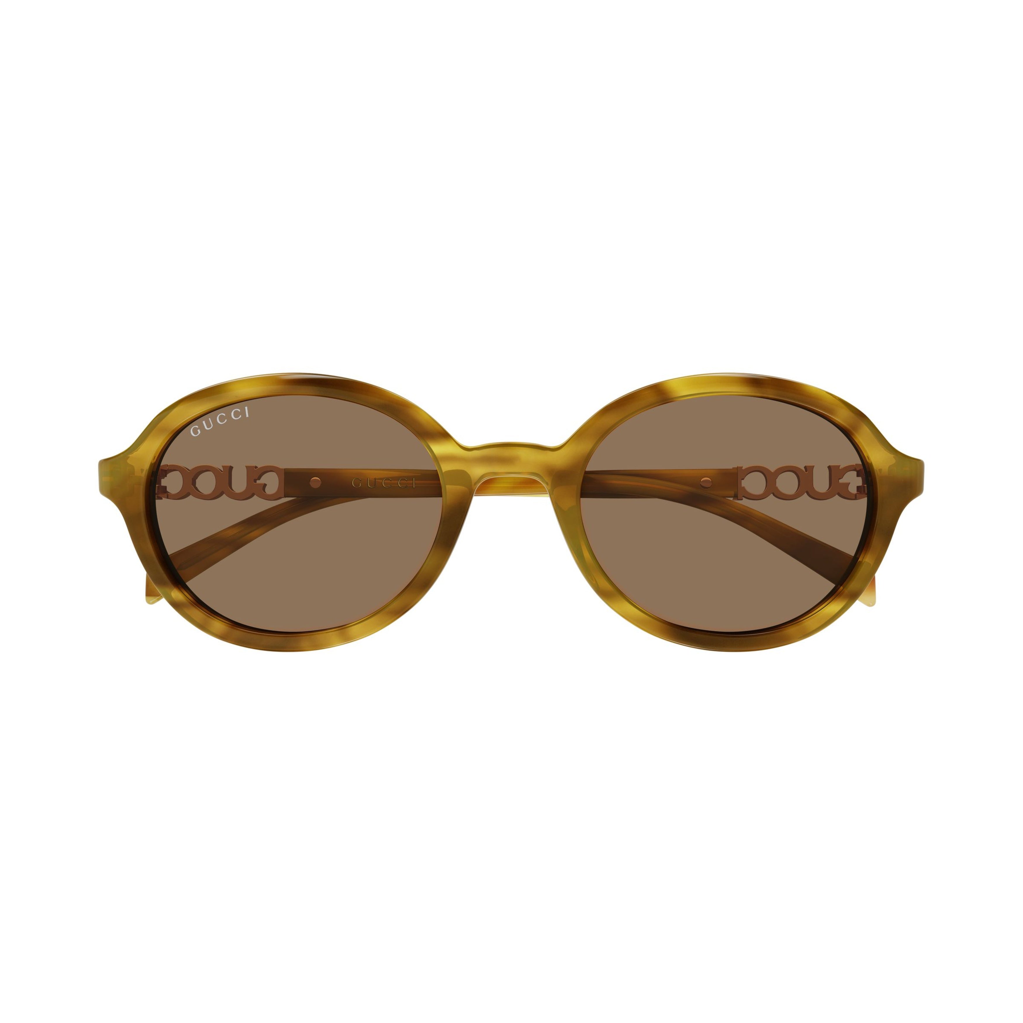 Gg2033sa Round Tortoiseshell Sunglasses
