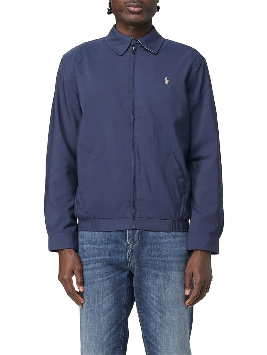 Relaxed Fit Zip Front Jacket