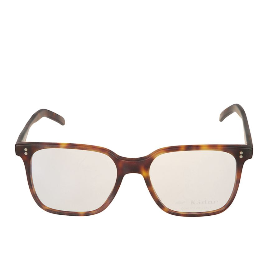 Kent Tortoiseshell Pattern Rectangular Kador Eyeglasses