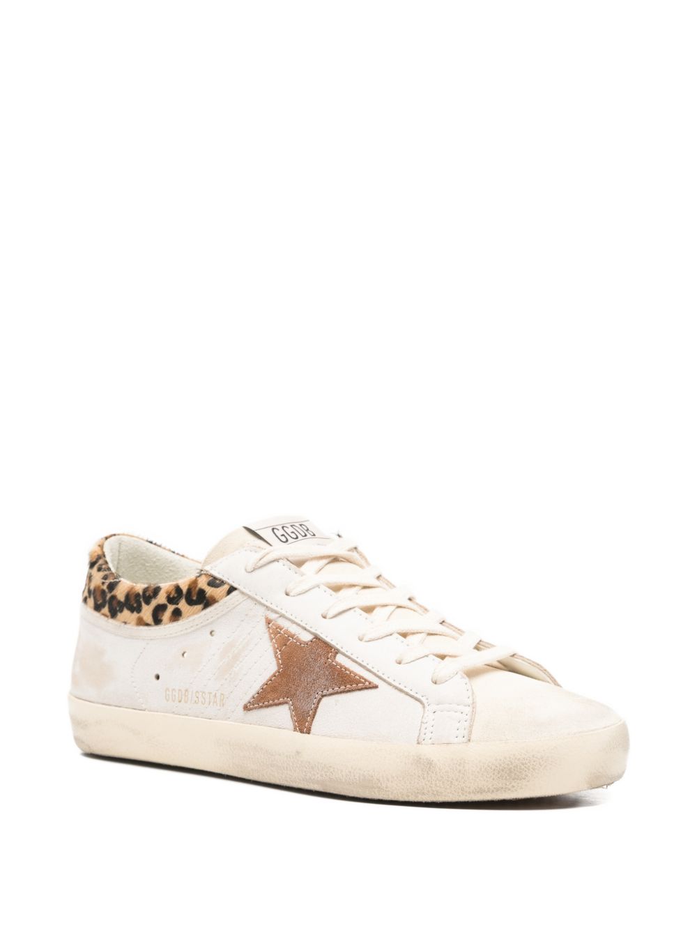 Low-Top Sneakers With Distressed Finish