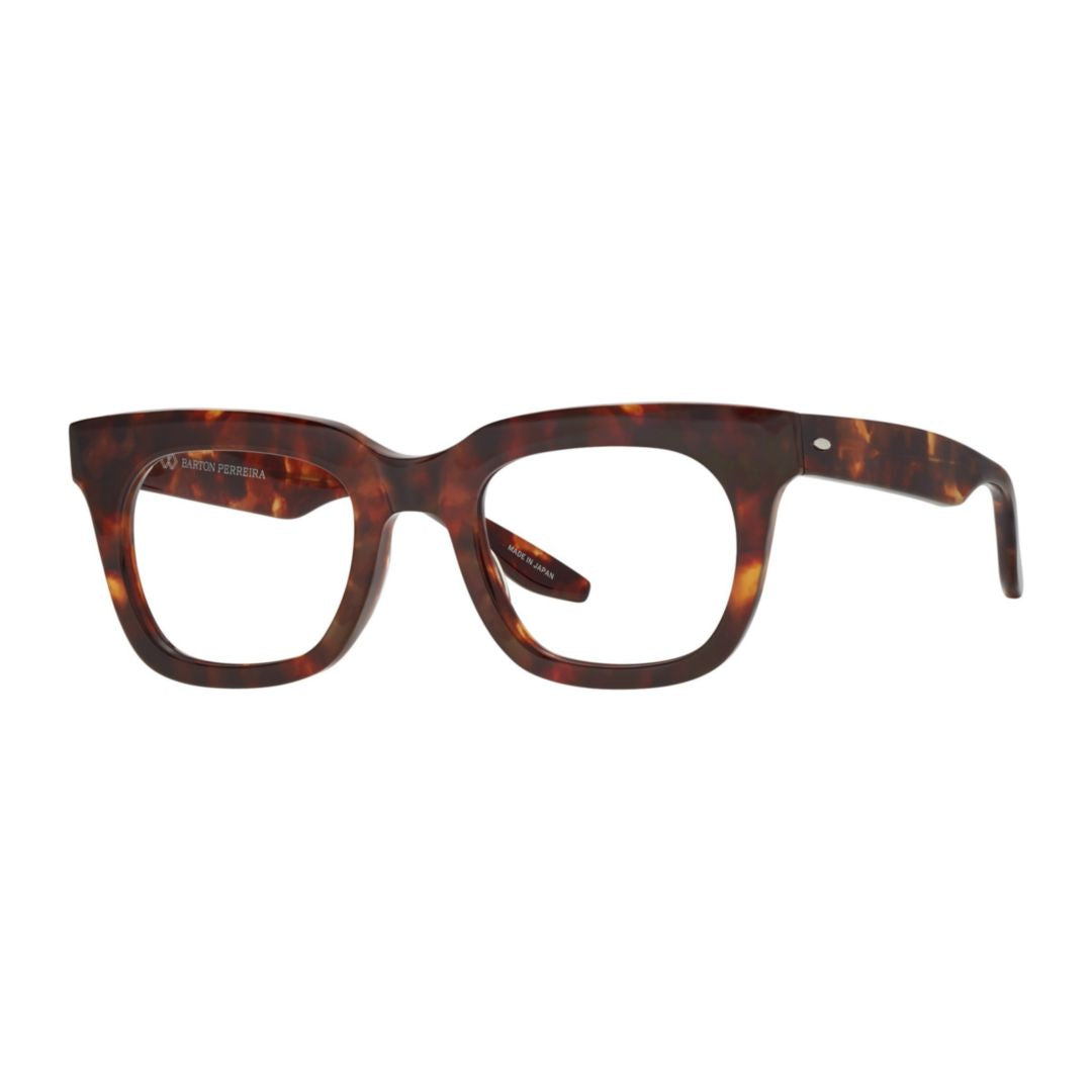 Samo Bold Tortoiseshell Acetate Eyeglasses with Sturdy Frame