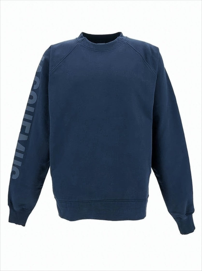 Relaxed-Fit Long Sleeve Sweatshirt with Bold Logo Detail