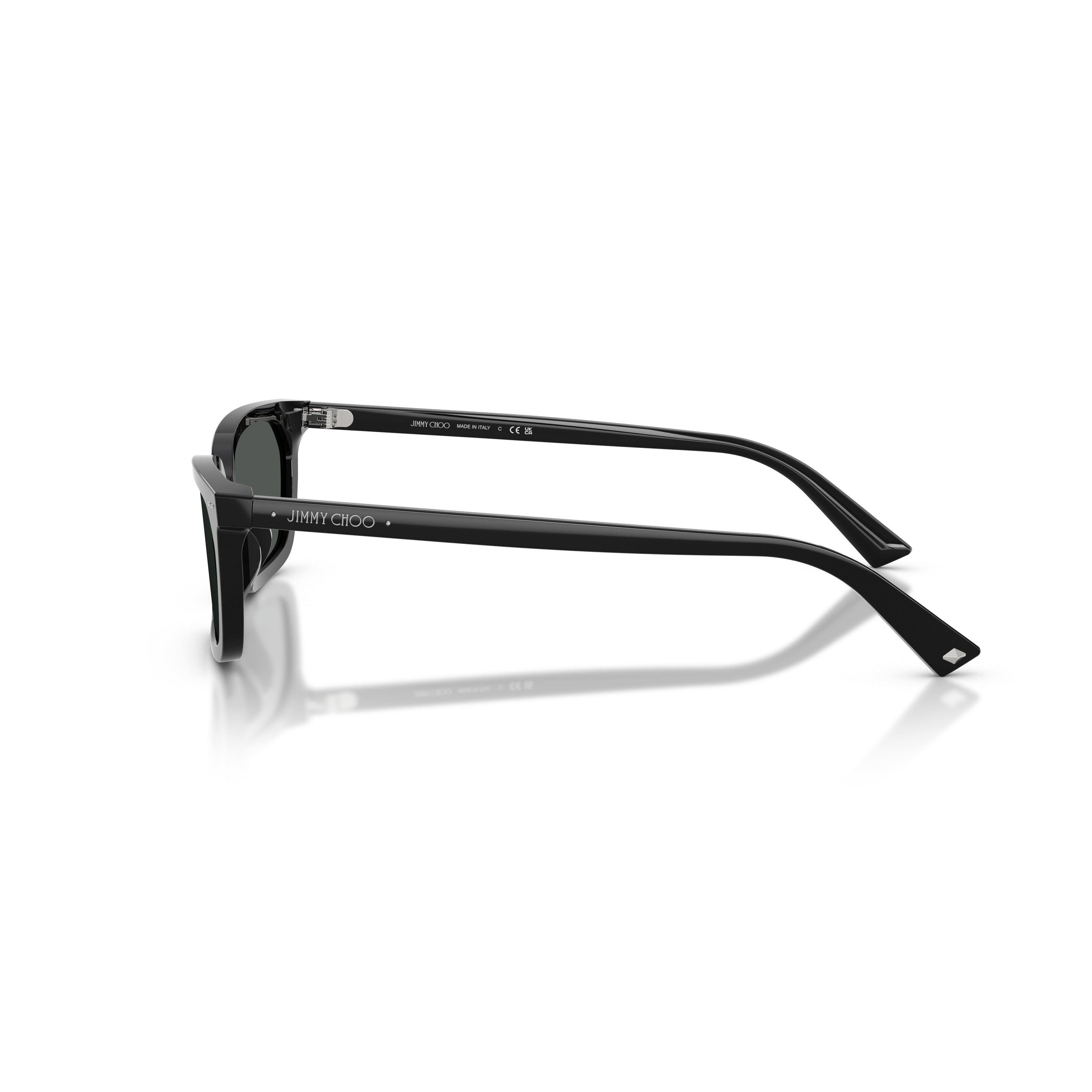 0jc5050u Bold Rectangular Acetate Sunglasses