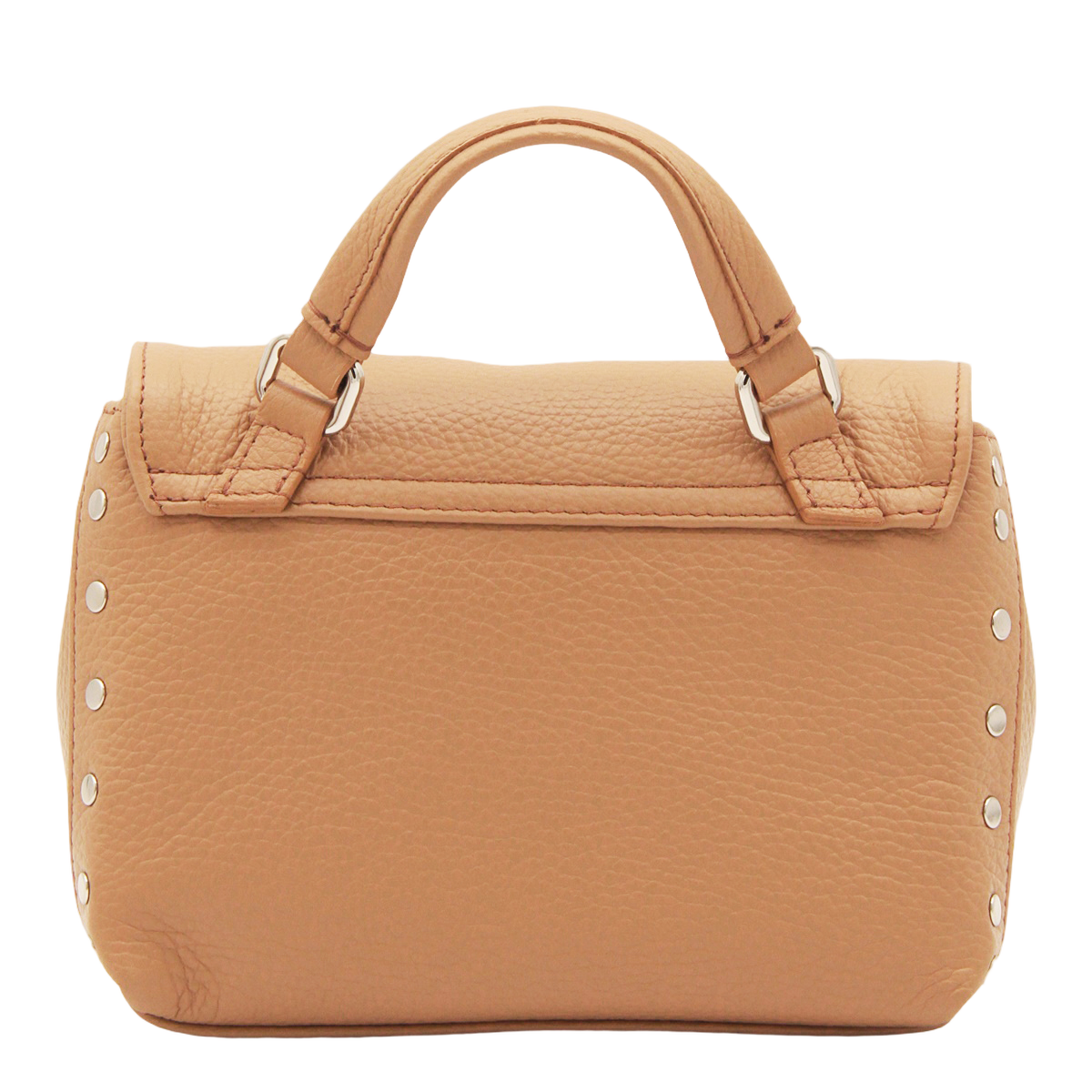Structured Handbag with Pebbled Texture