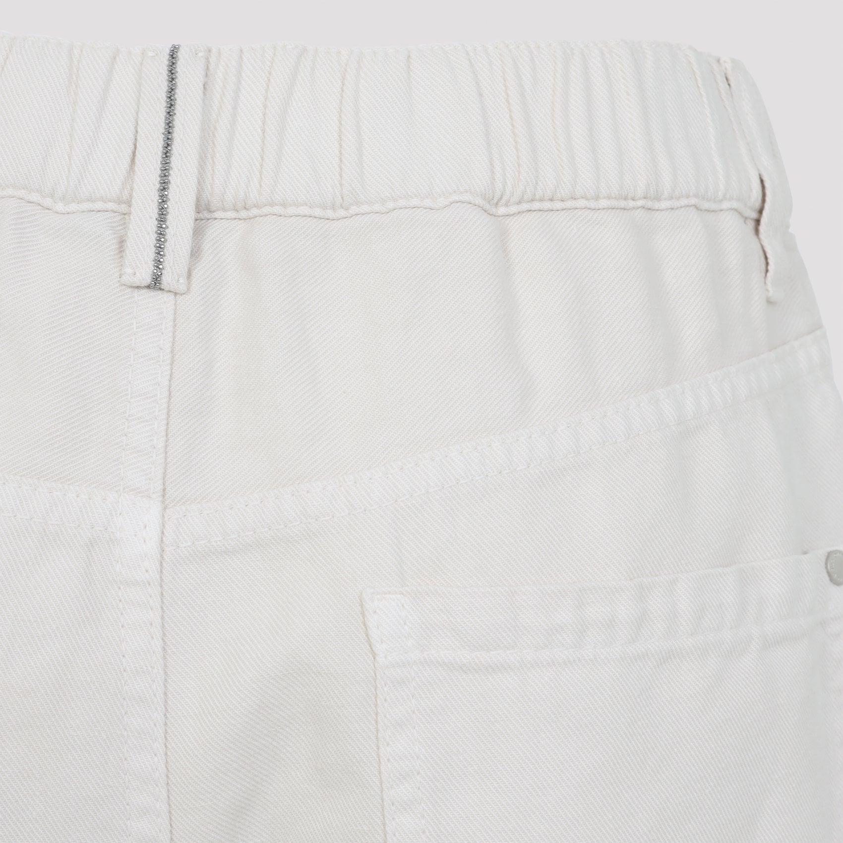 Wide-Leg Trousers In Cotton-Linen Blend
