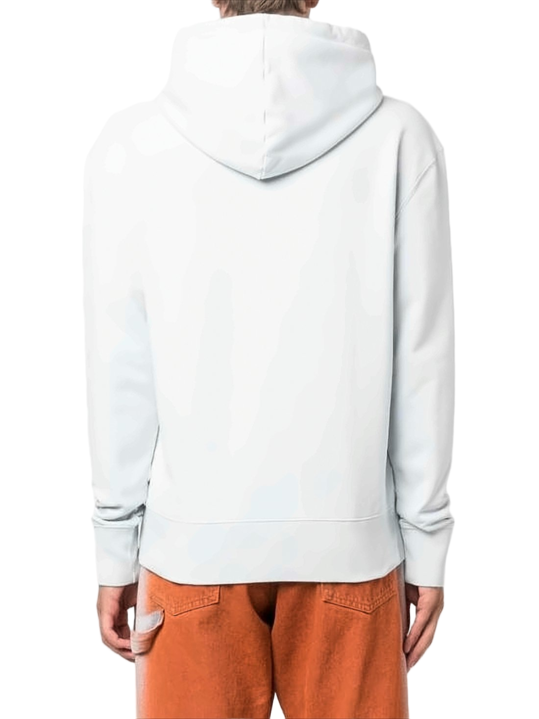 Relaxed Fit Cotton Hoodie With Front Kangaroo Pocket