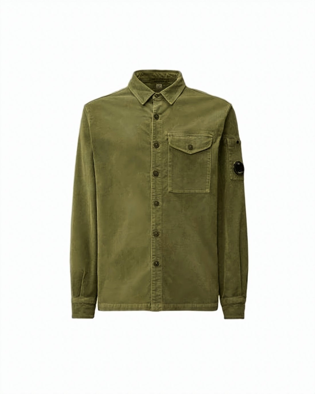 Corduroy Textured Long-Sleeve Shirt