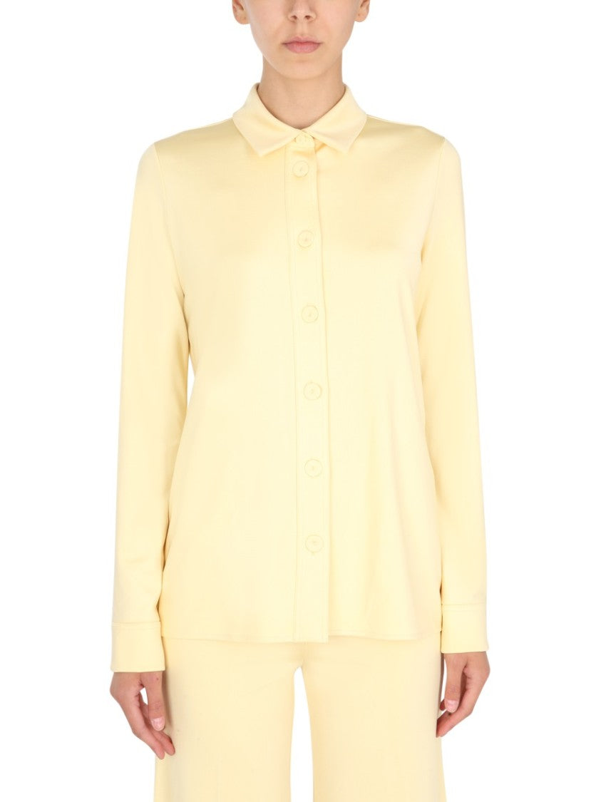 Pale Yellow Oversized Fit Shirt
