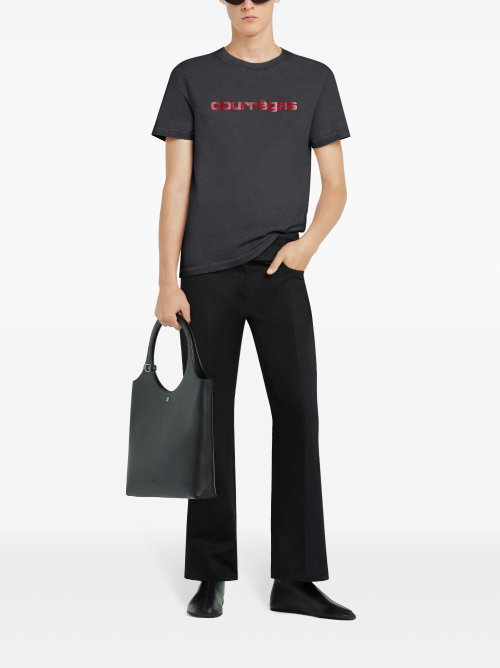 Crew Neck Grey T-Shirt