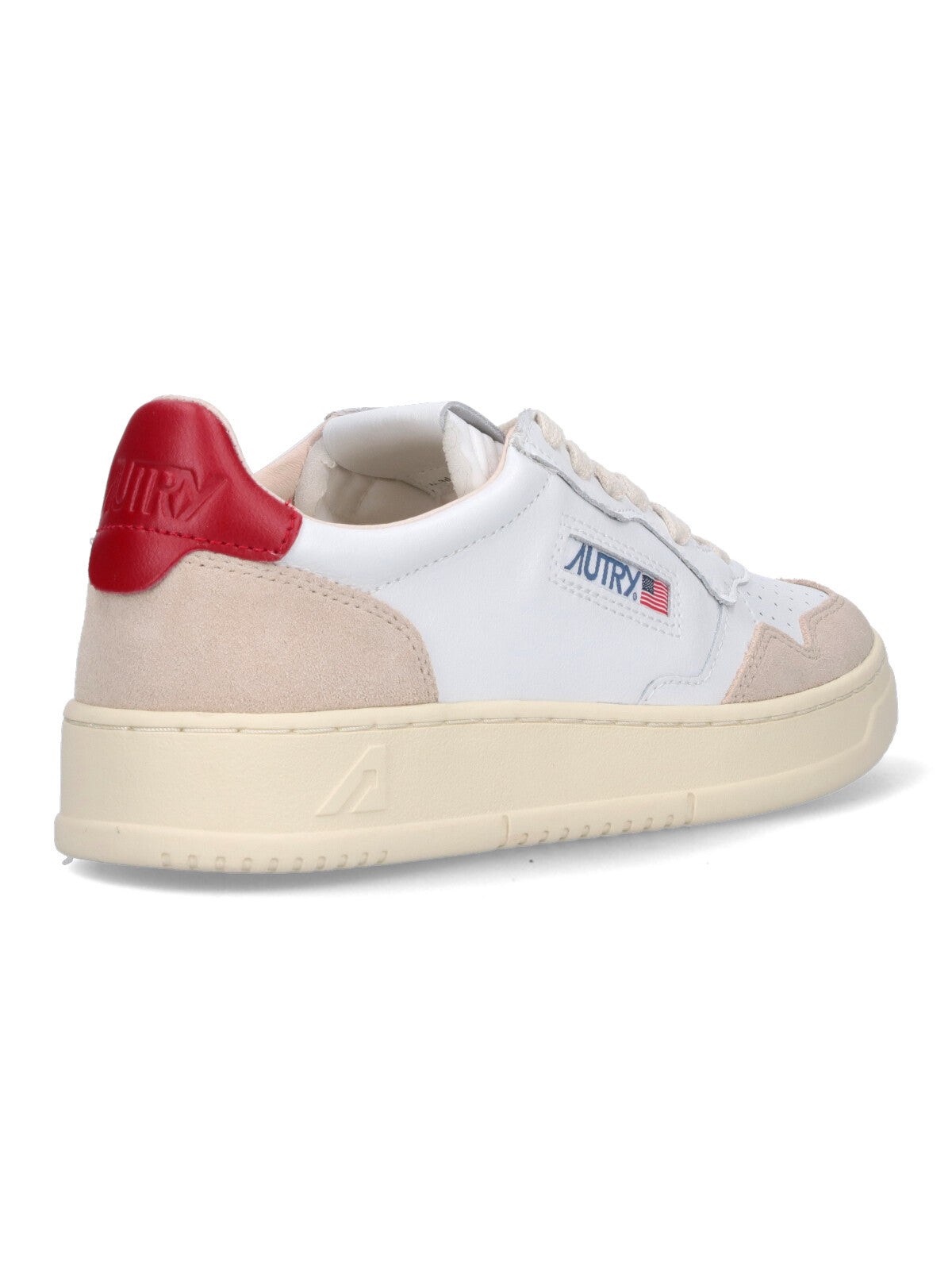 "Medialist" Low Sneakers, In White Leather