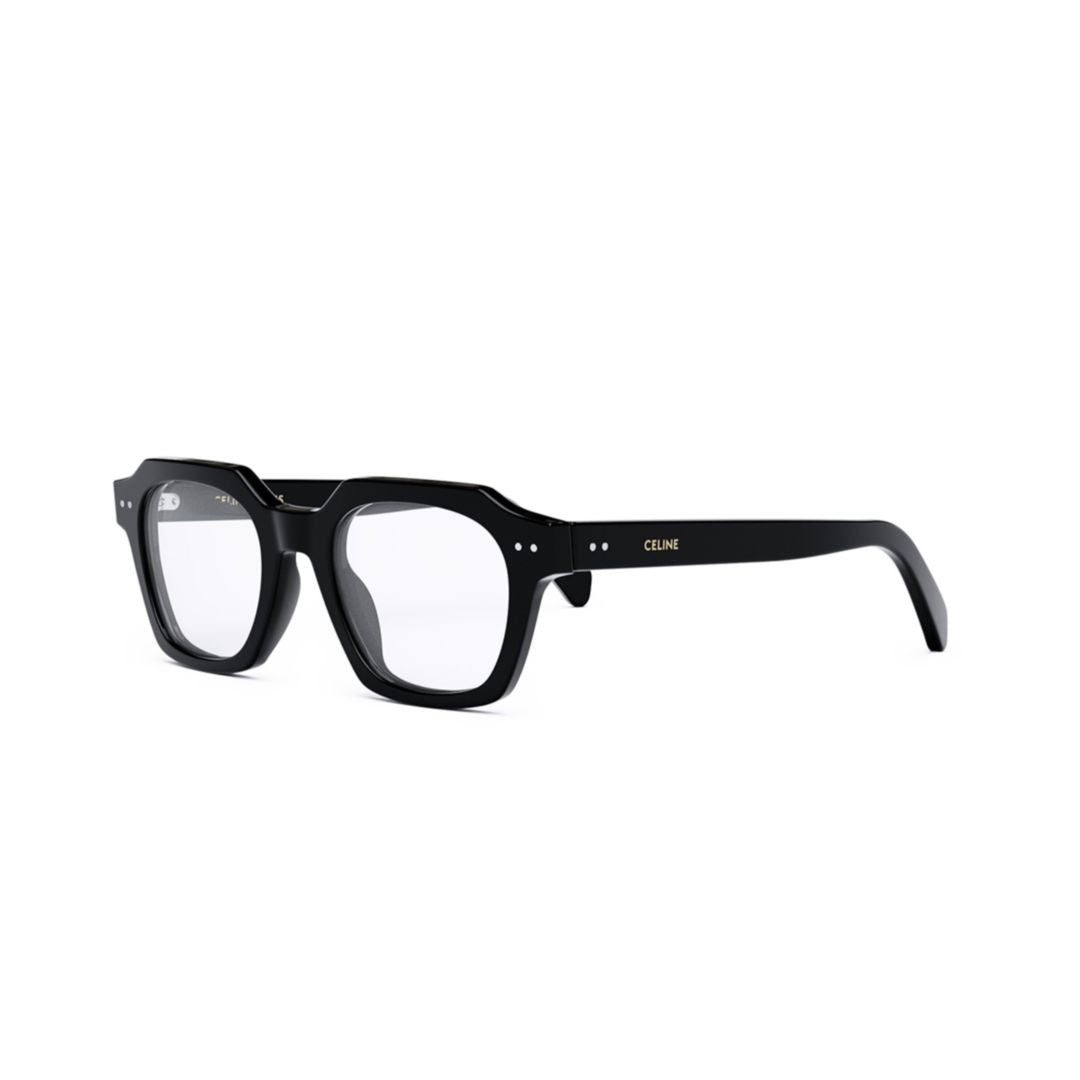 Cl50128i Thick Rectangular Frame Eyeglasses