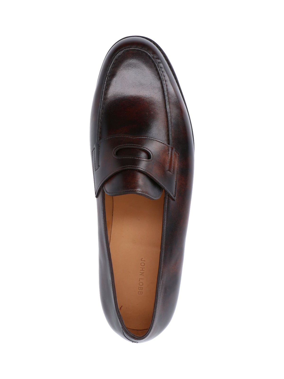 Distinguished Cut-Out Detail Brown Leather Lopez Loafers