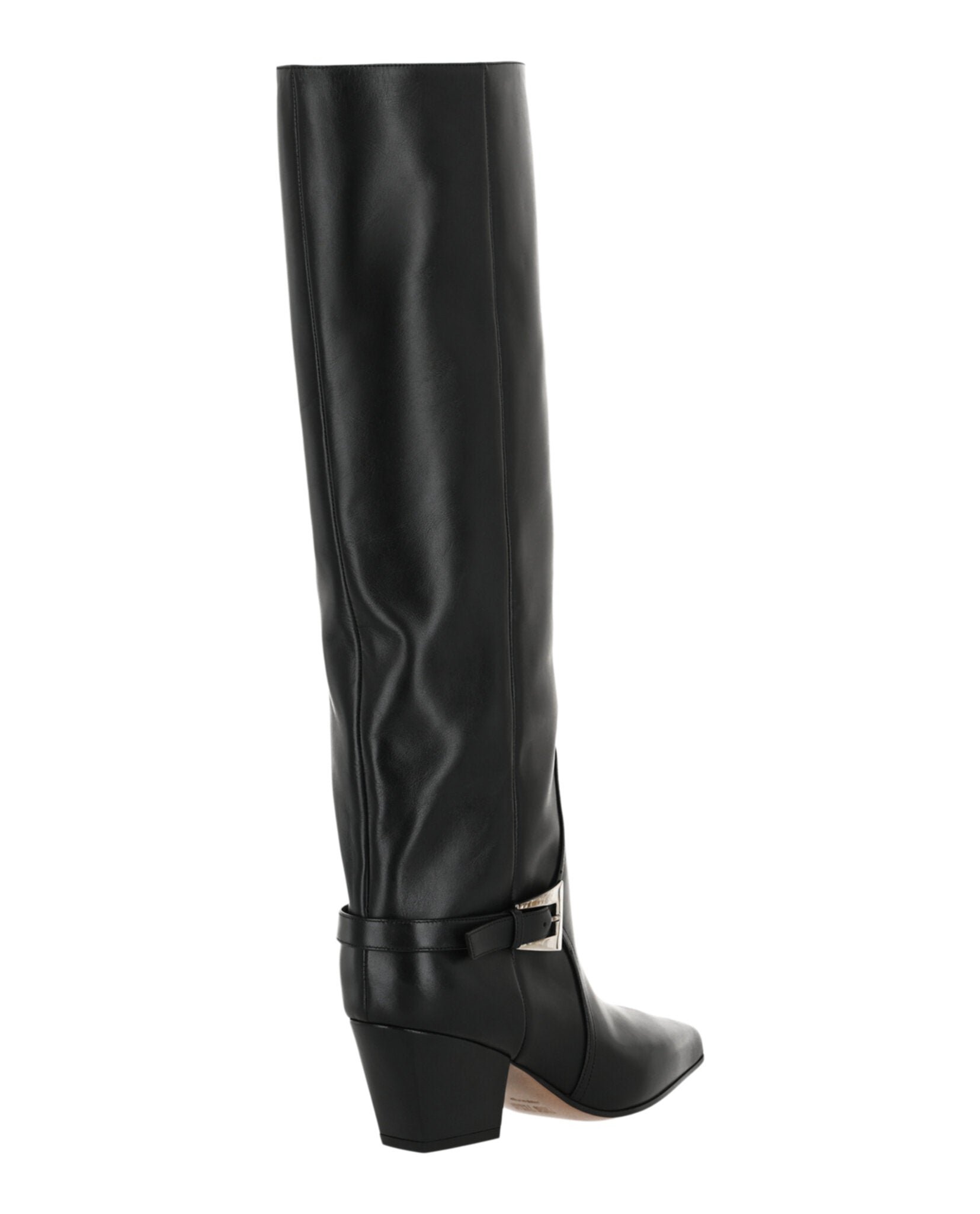 Jane Buckle Knee-High Boots