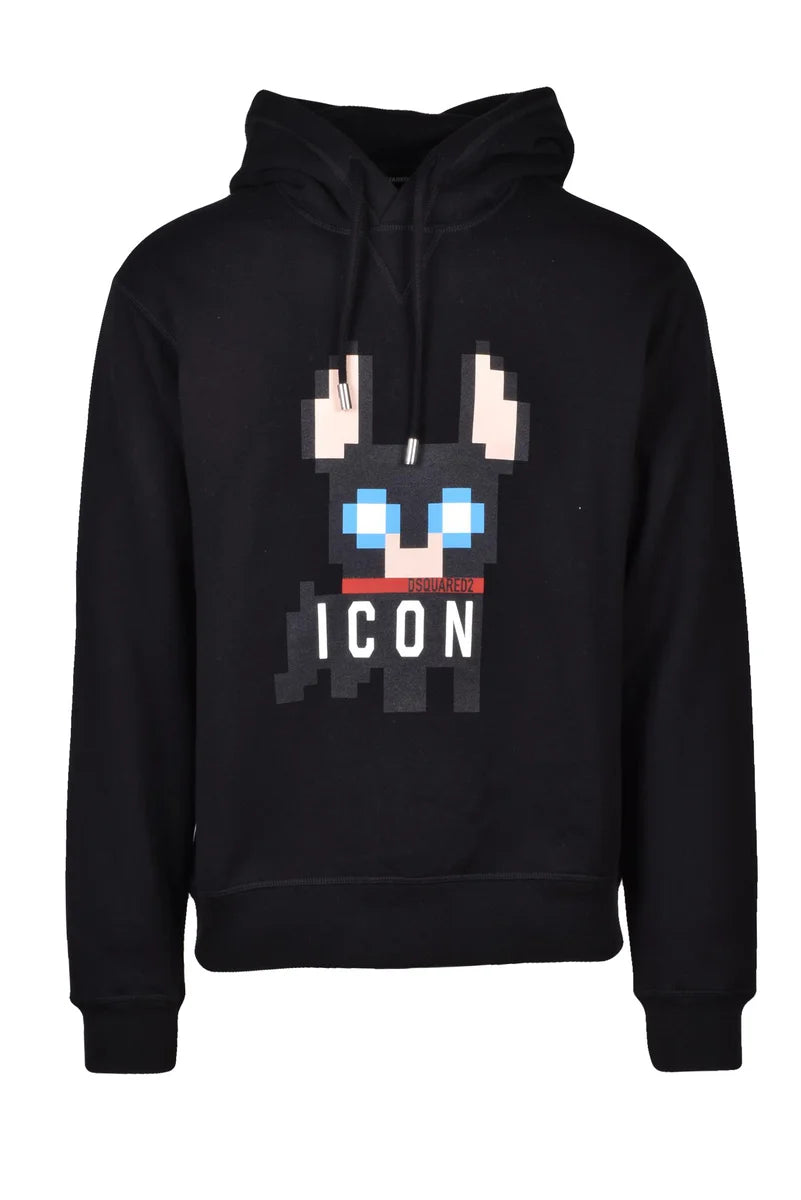 Cotton Hoodie - Black