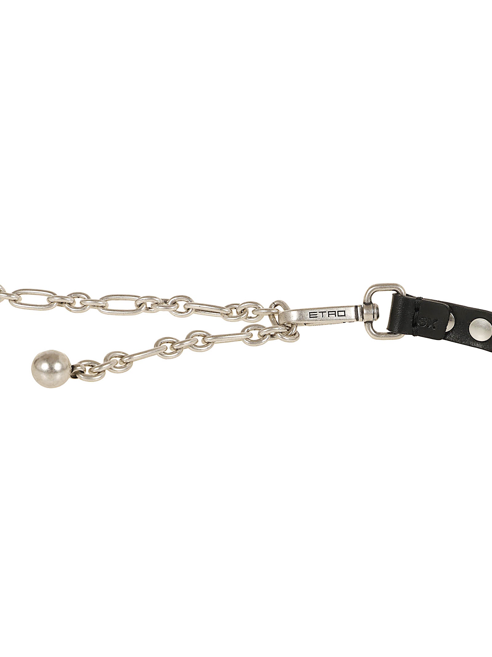 Slim Black Leather Belt