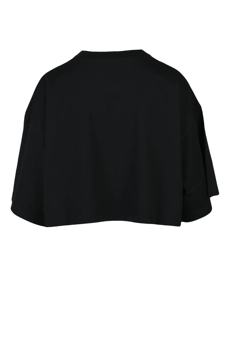 Cropped Black T-Shirt