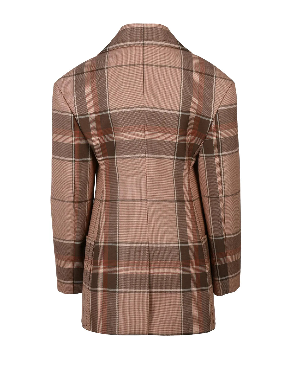 Brown Double-Breasted Coat