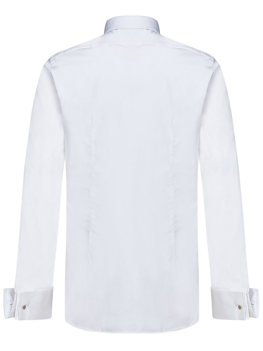 White Cotton Poplin Shirt