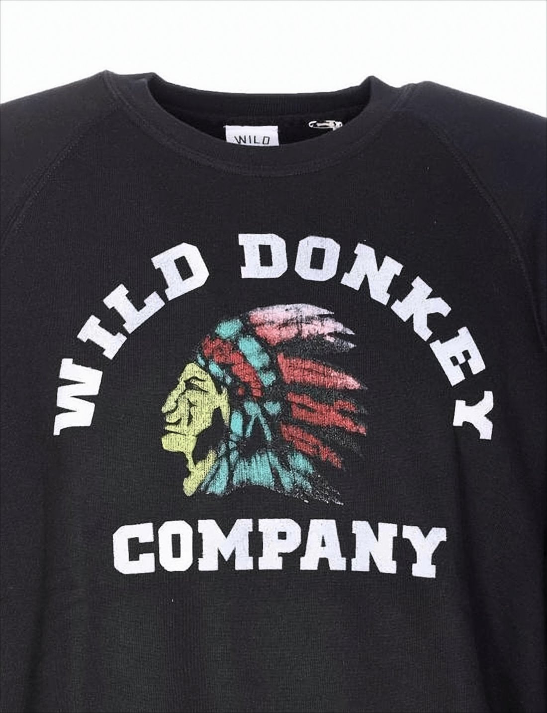 Graphic Print Long-Sleeve Shirt with Ribbed Details