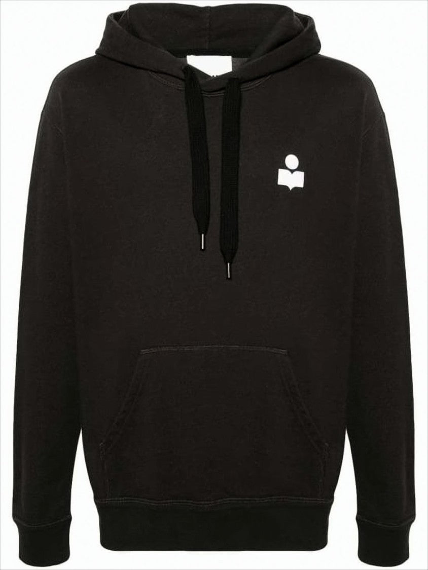 Relaxed Fit Black Hoodie with Adjustable Drawstring