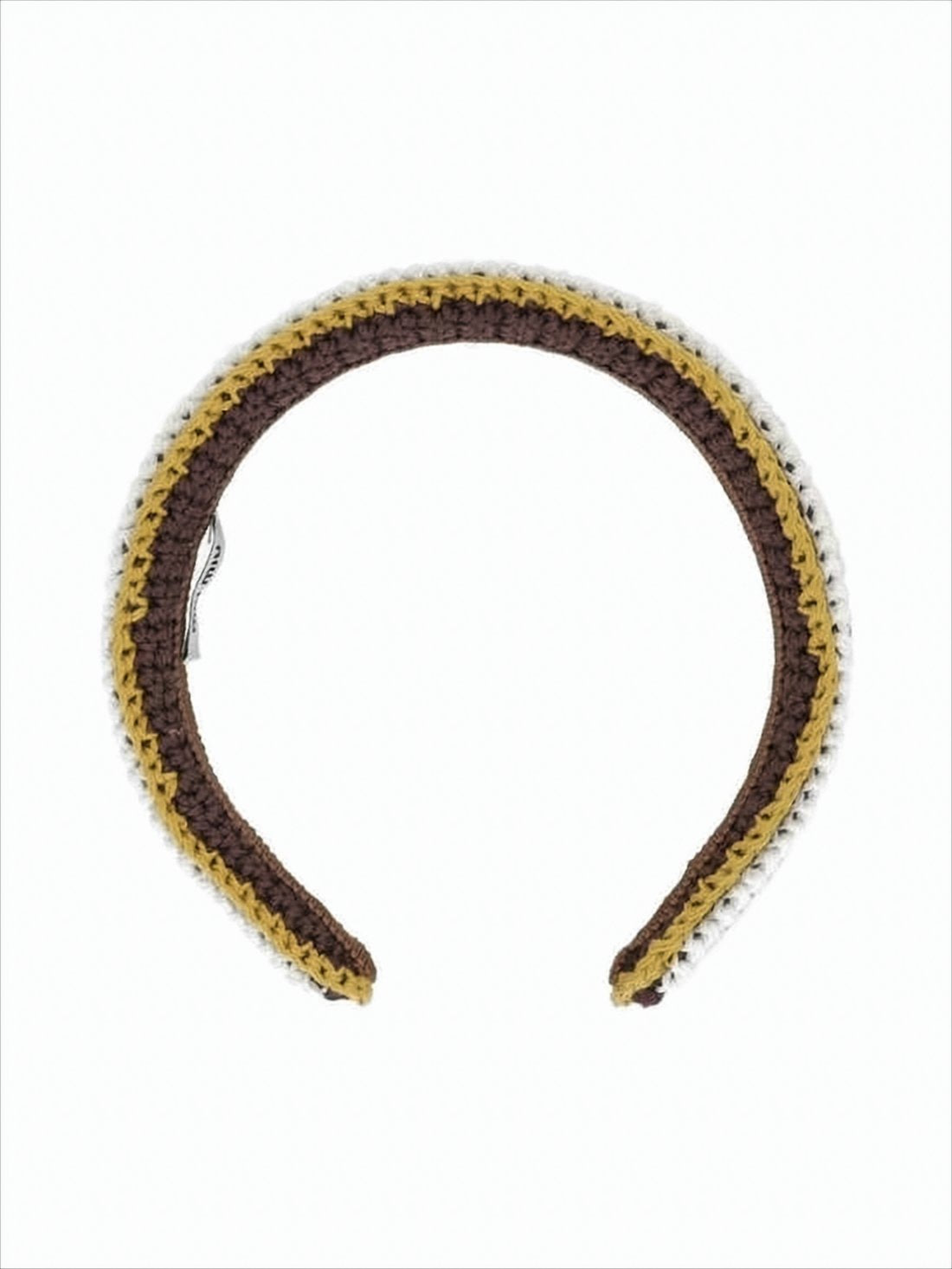 Textured Knitted Headband with Rounded Top Design