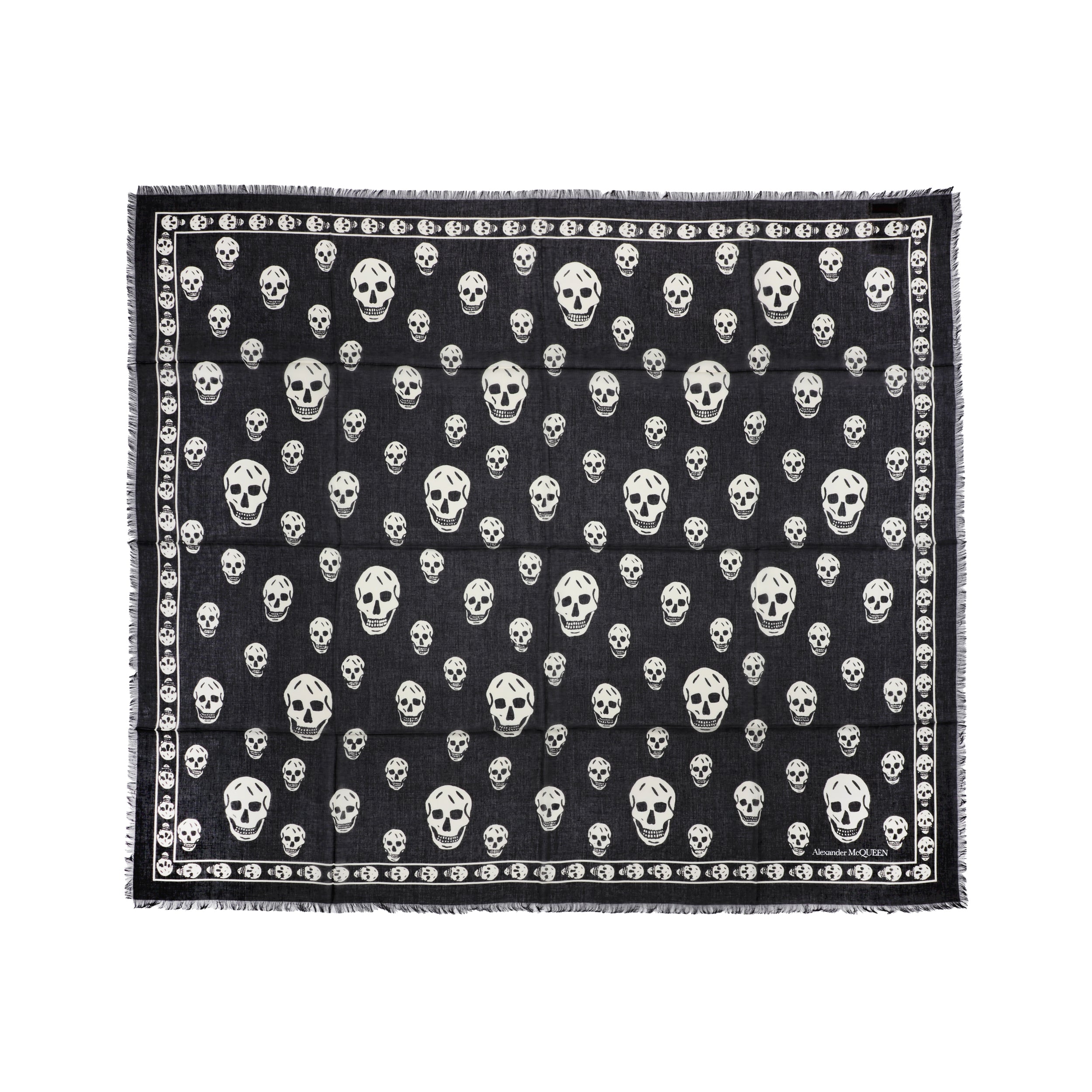 Skull Silk Scarf
