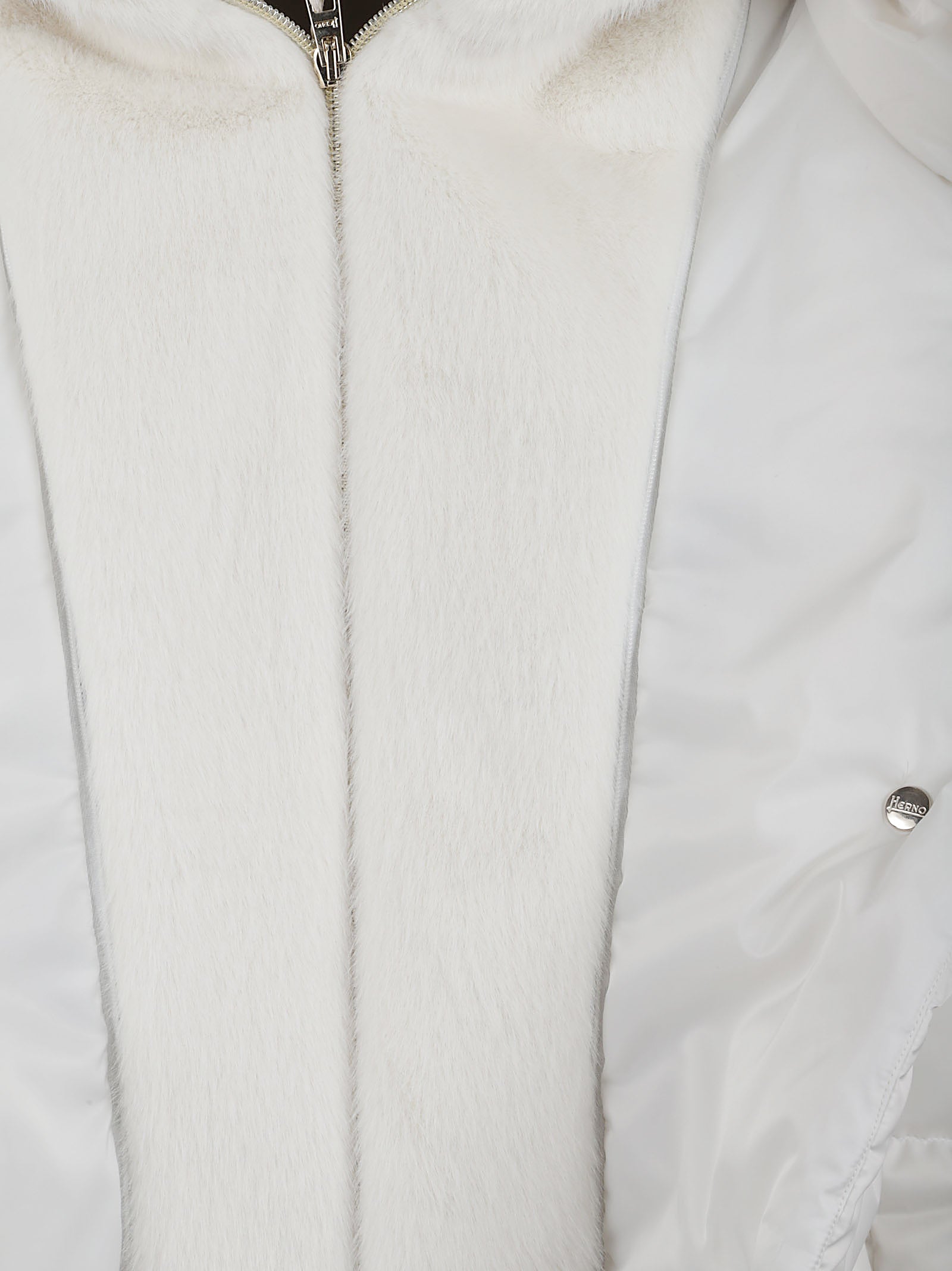 A-Shape Satin Coat With Fixed Hood