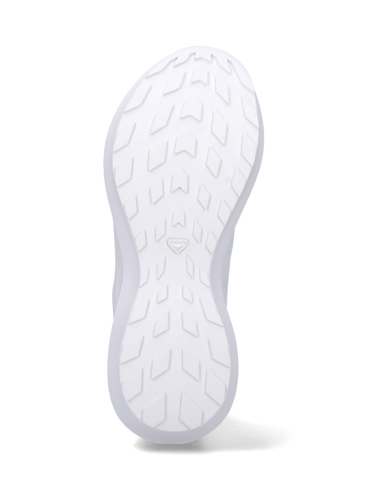 Round Toe White Calf Leather Sneakers