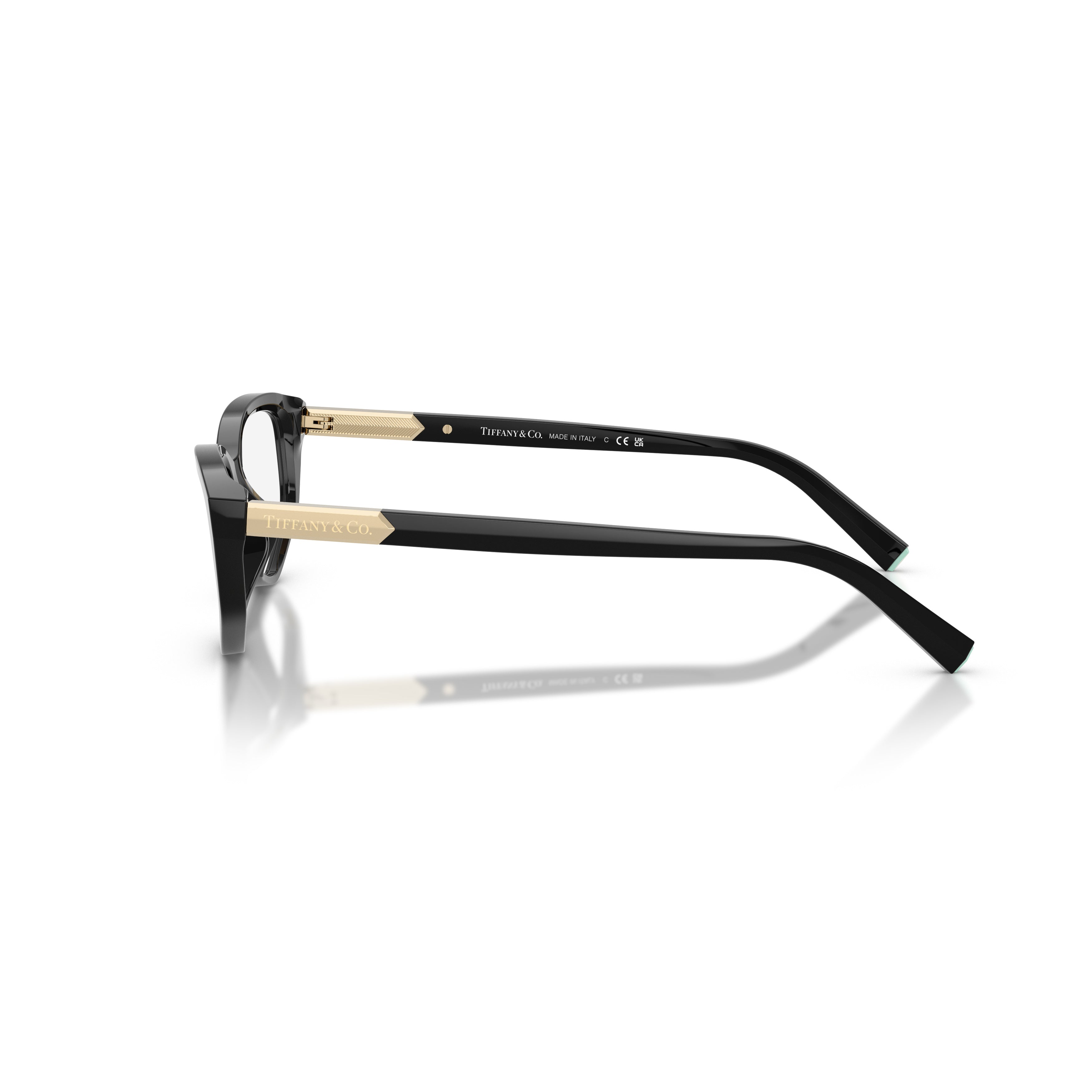 0tf2276 Cat-Eye Black Acetate Eyeglasses