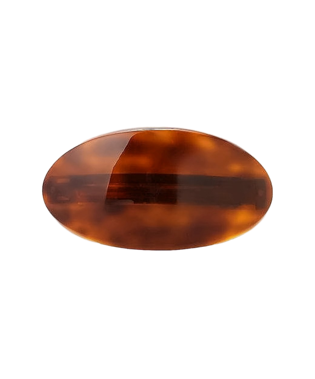 Tortoiseshell Pattern Hair Clip With Glossy Finish
