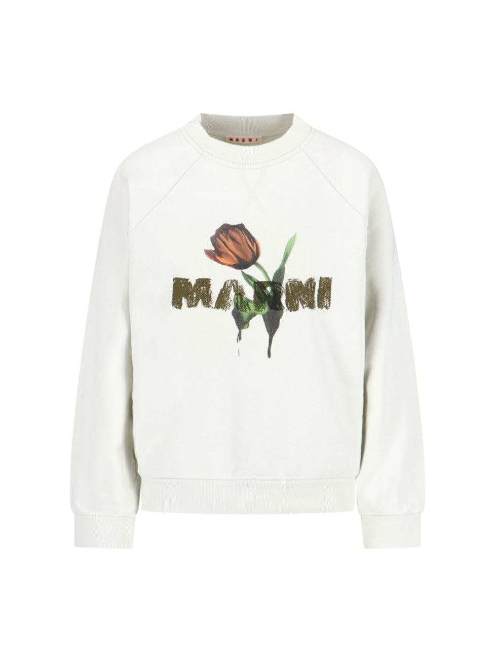 Logo Crewneck Sweatshirt – Cream