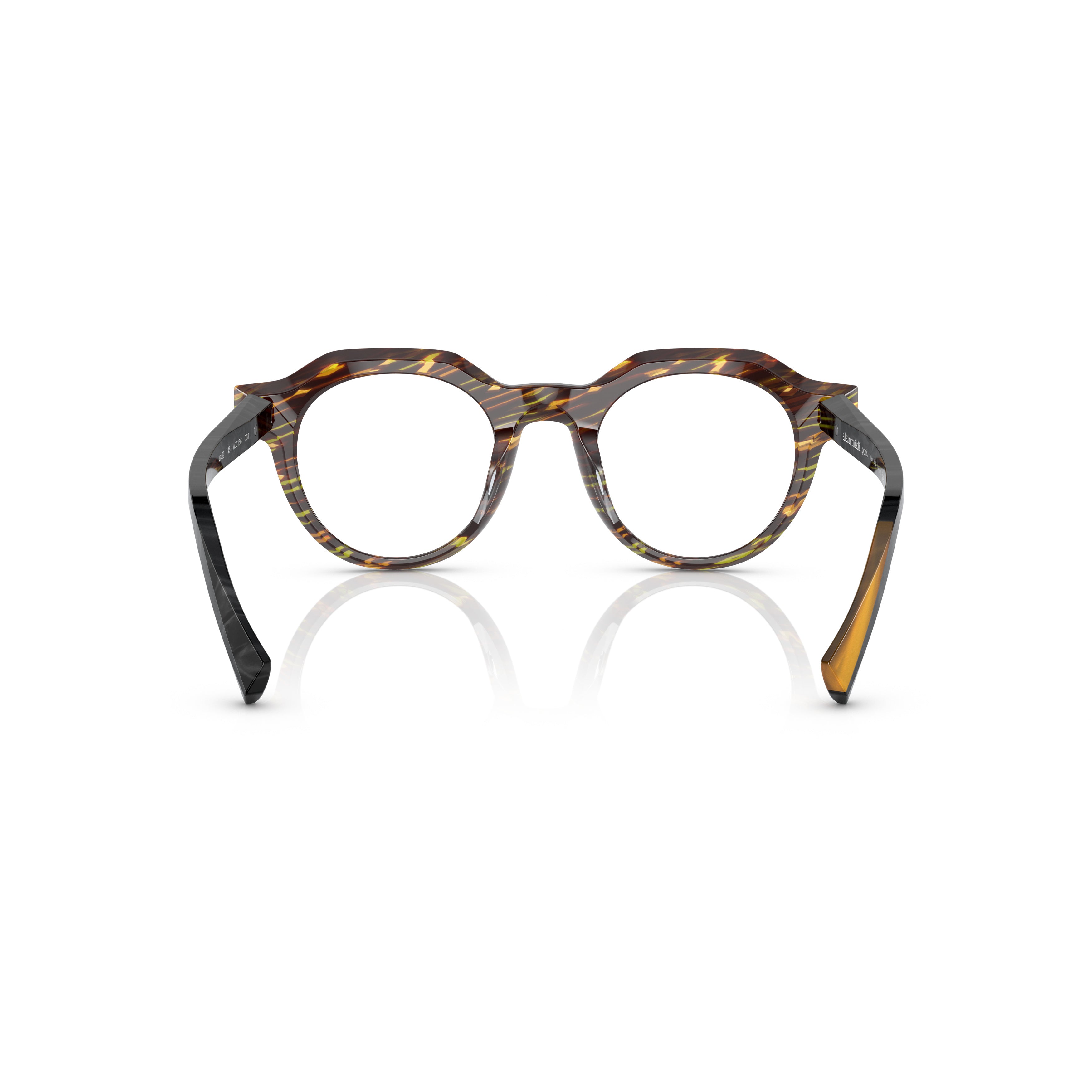 3156 Vista Bold Round Tortoiseshell Sunglasses with Geometric Edge