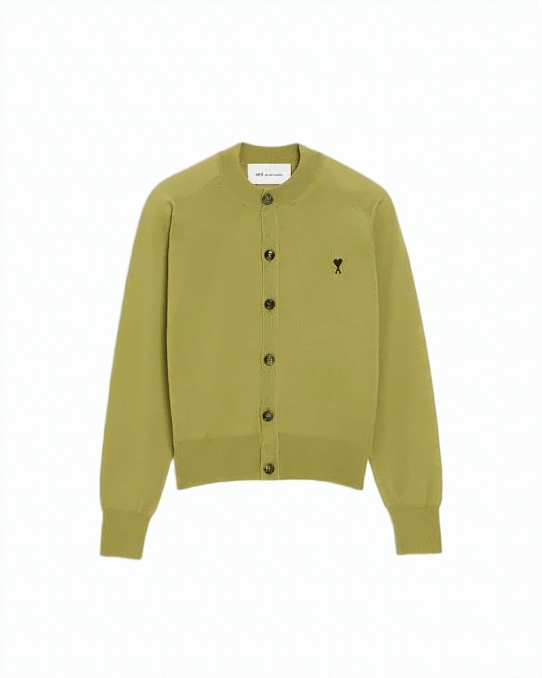 Wool Cardigan with Button-Up Front