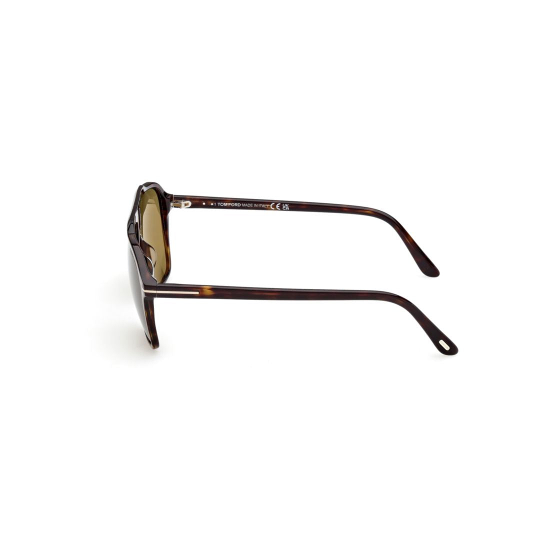 Bold Square-Shaped Tortoiseshell Acetate Sunglasses