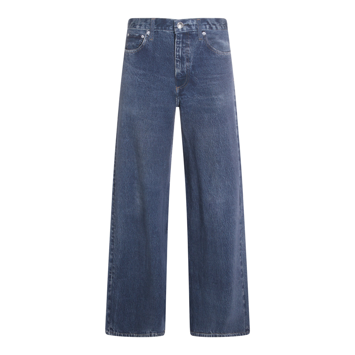 Wide-Leg Jeans With High Waist