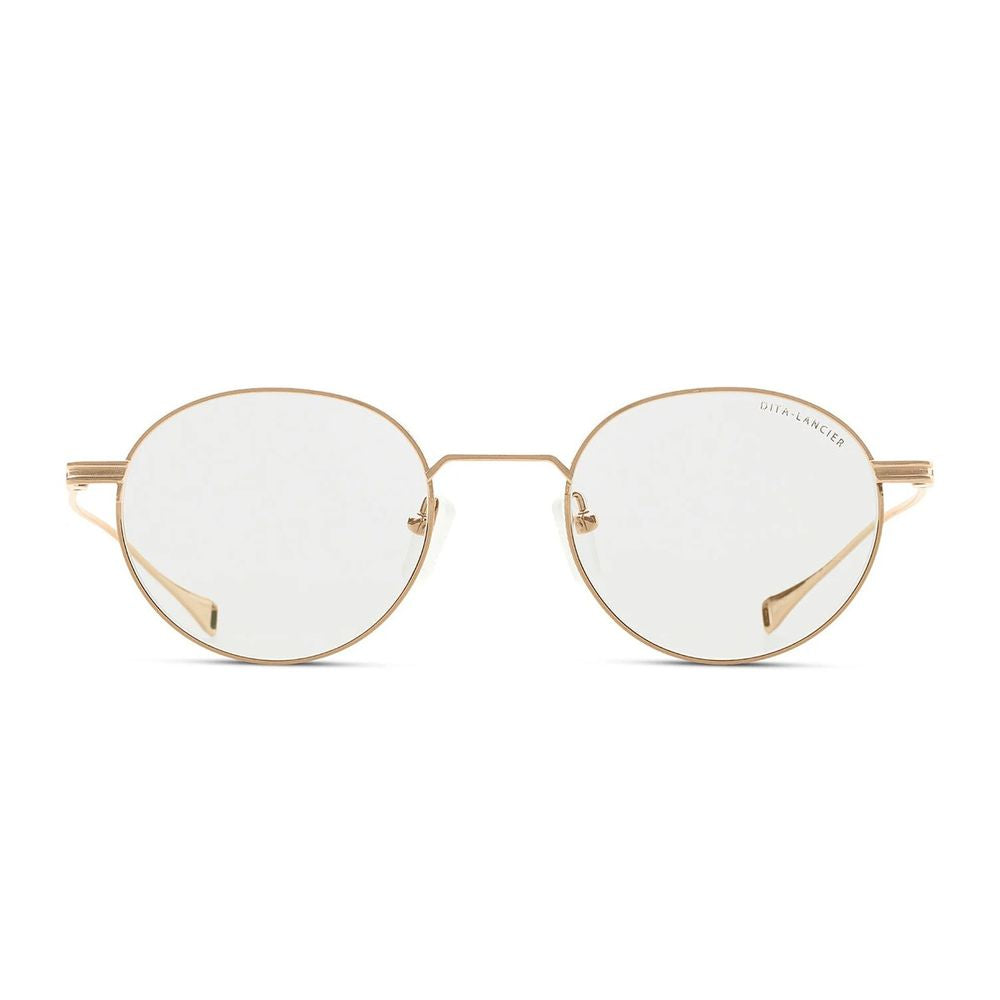 Lsa Dlx113 Ultra-Lightweight Titanium Round Eyeglasses