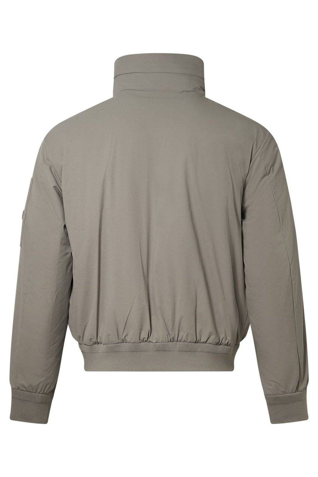 High-Collar Padded Bomber Jacket