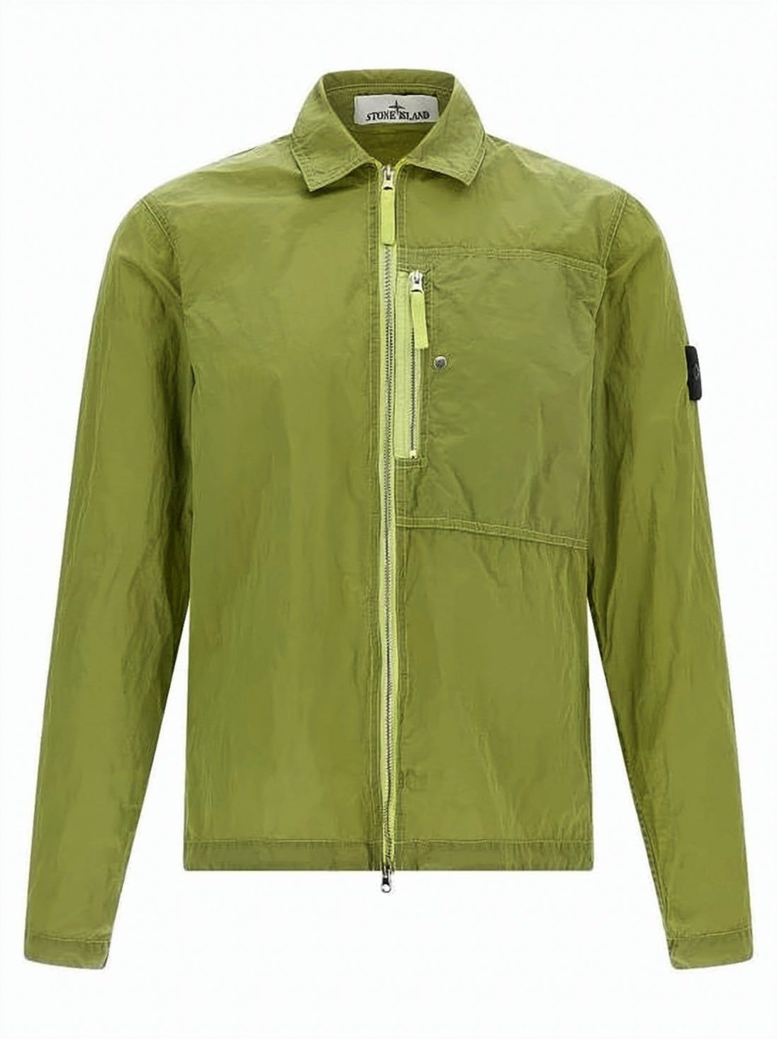 Lightweight Long-Sleeve Shirt with Zippered Front
