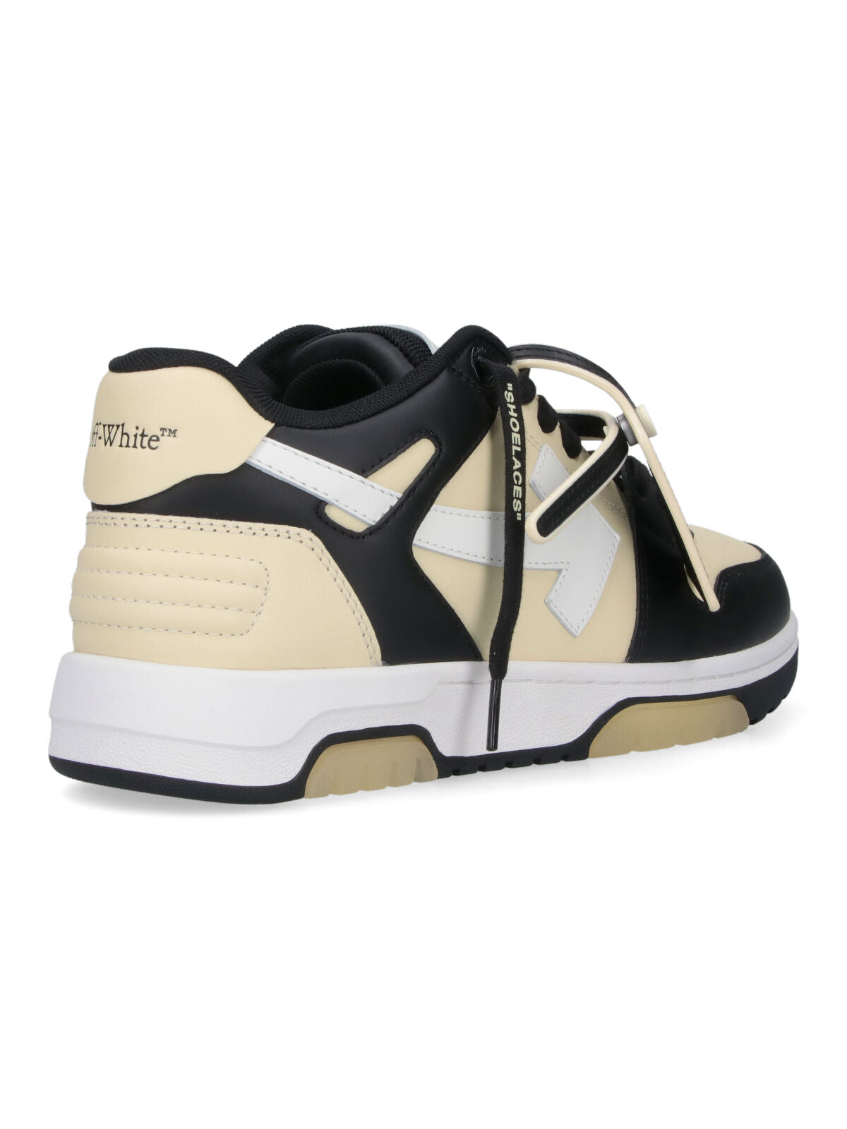 Glow-In-The-Dark Leather Sneakers With Iconic Logo Details