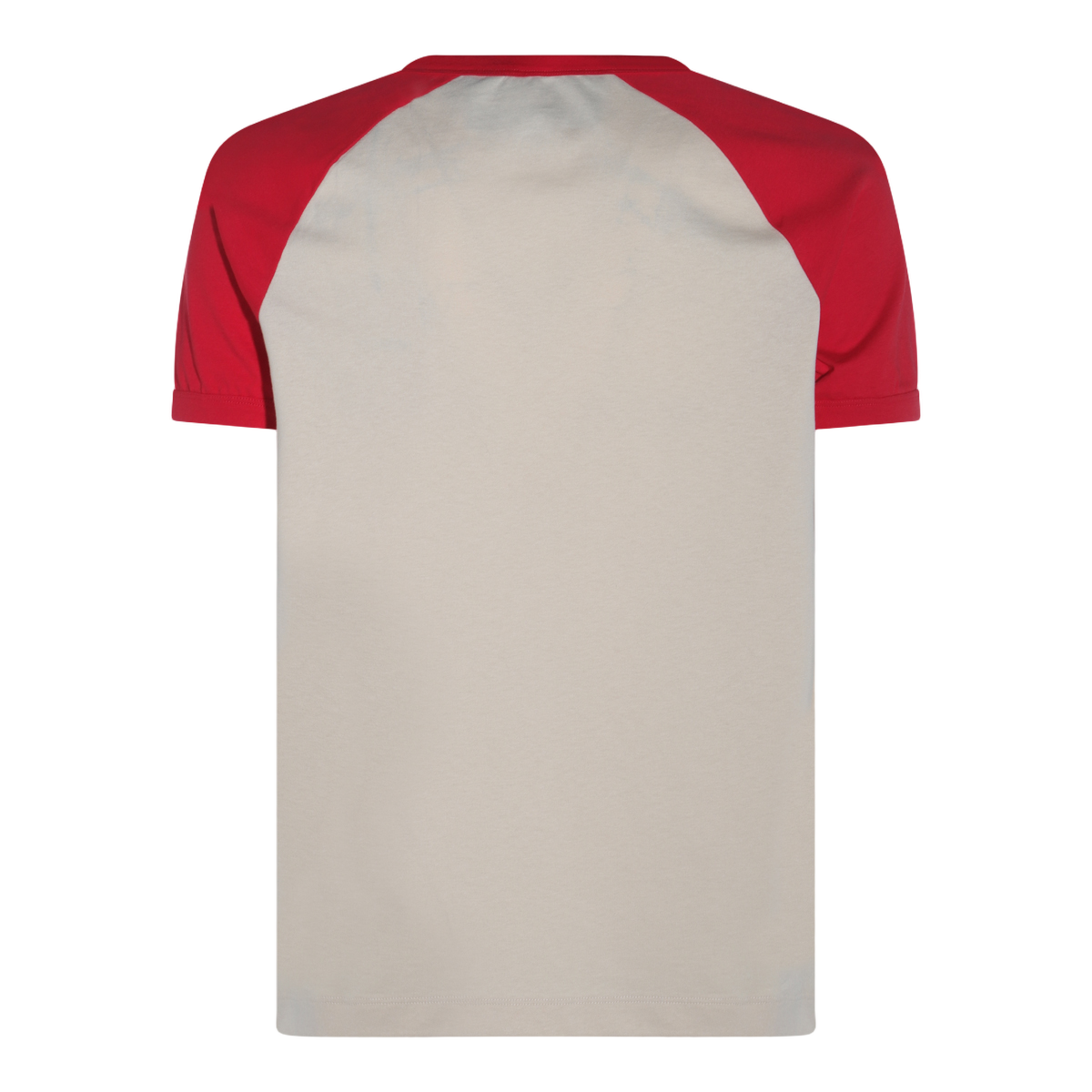 Classic Raglan T-Shirt with Red Accents