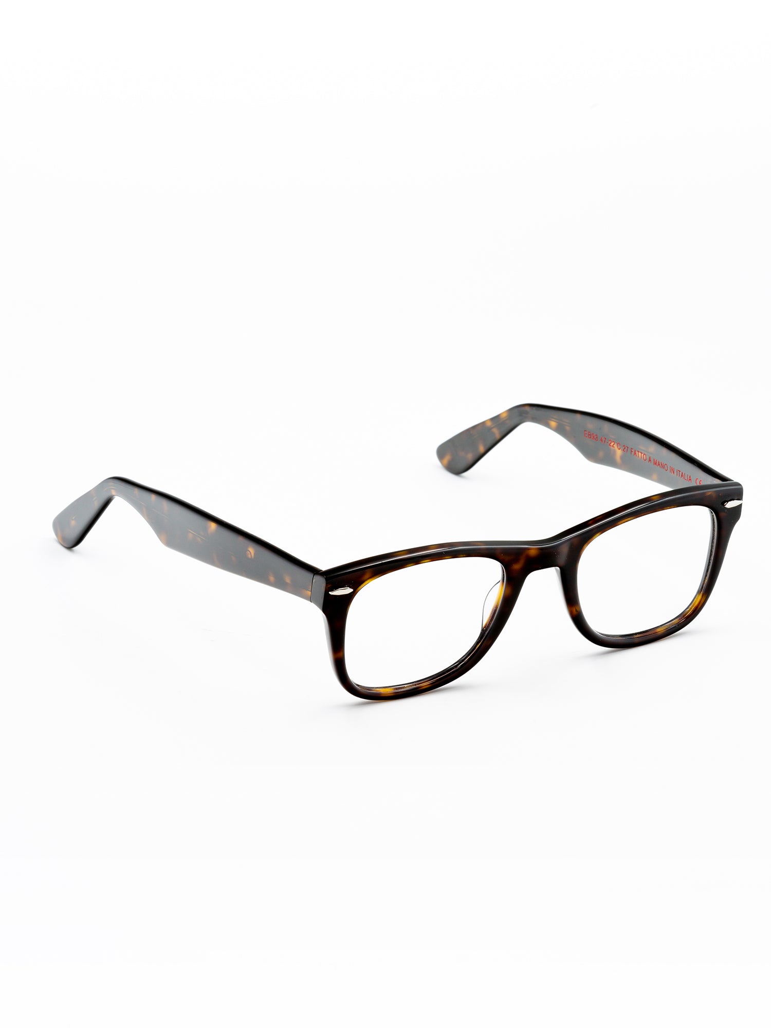 Brown Acetate Optical Frames with Modern Rectangular Silhouette