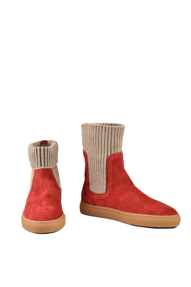 Ankle Boot - Red