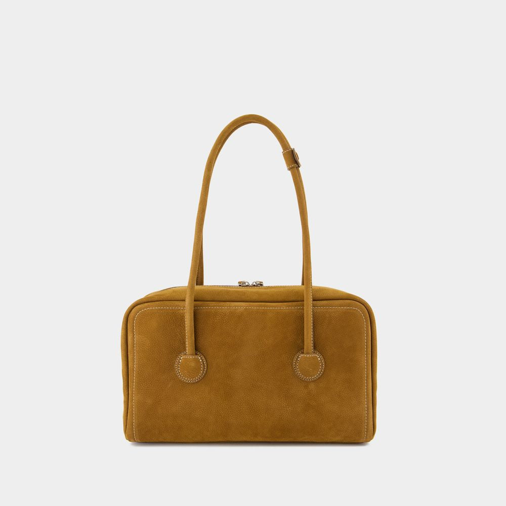 Soft Boston Shoulder Bag - Leather - Brown