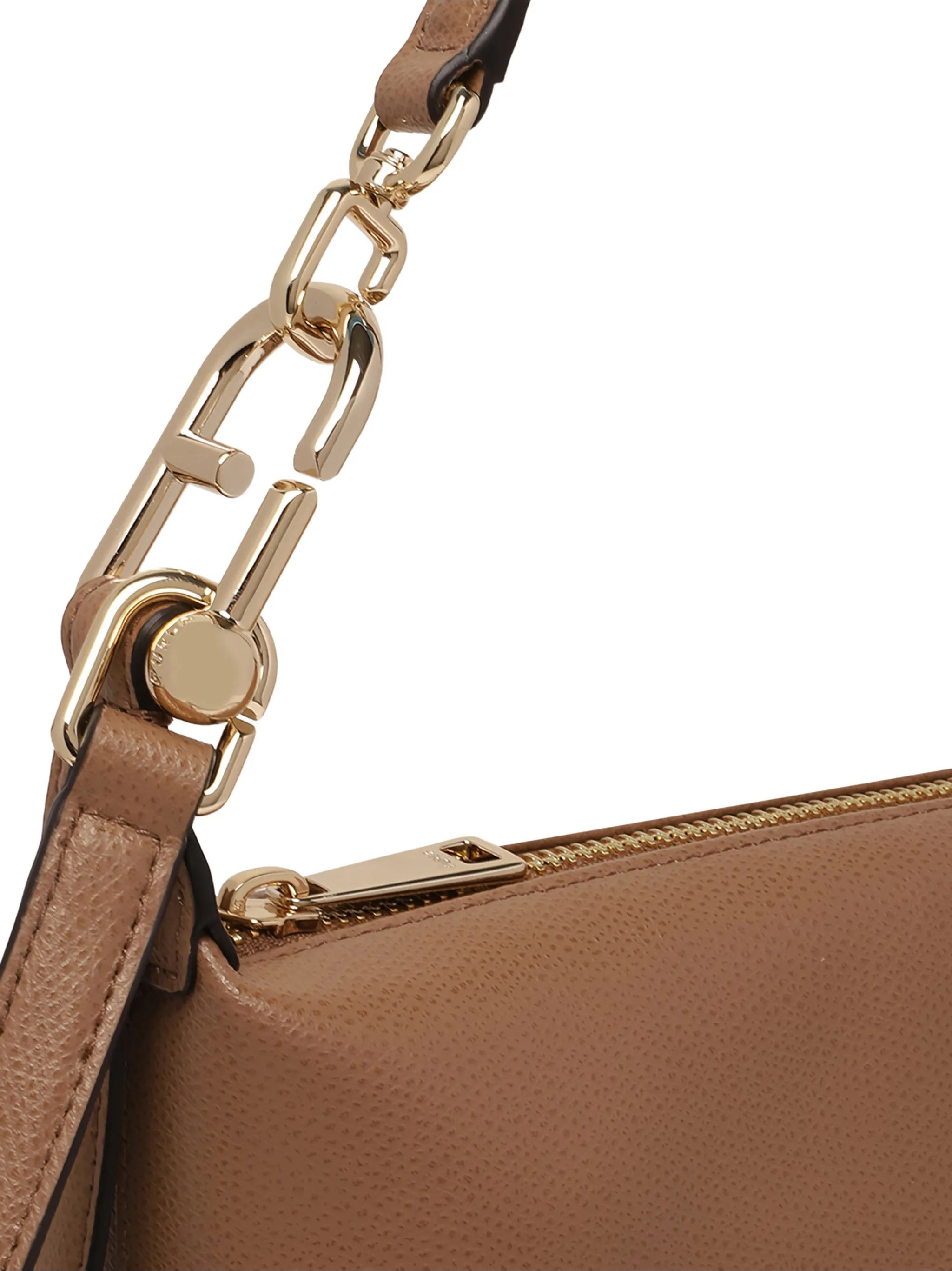 Tonie Mini Hobo Structured Smooth Leather Bag