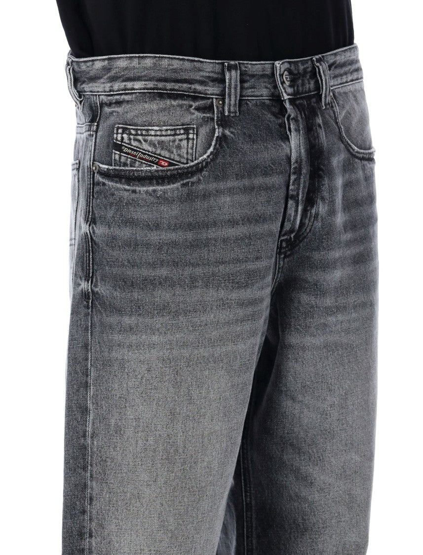 2001 D-Macro Wide-Leg Grey Jeans