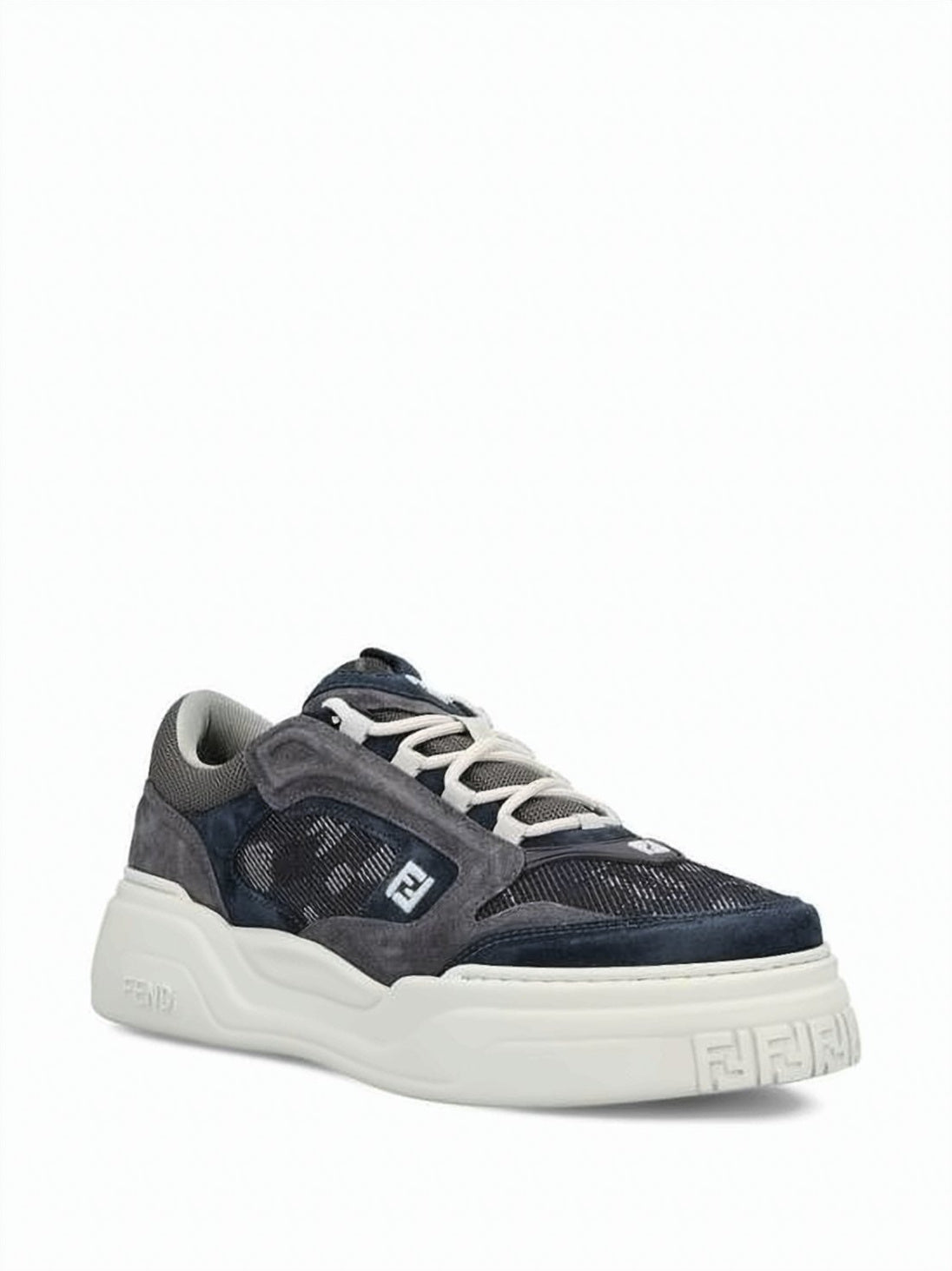 Textured Dark-Tone Fendi Sneakers