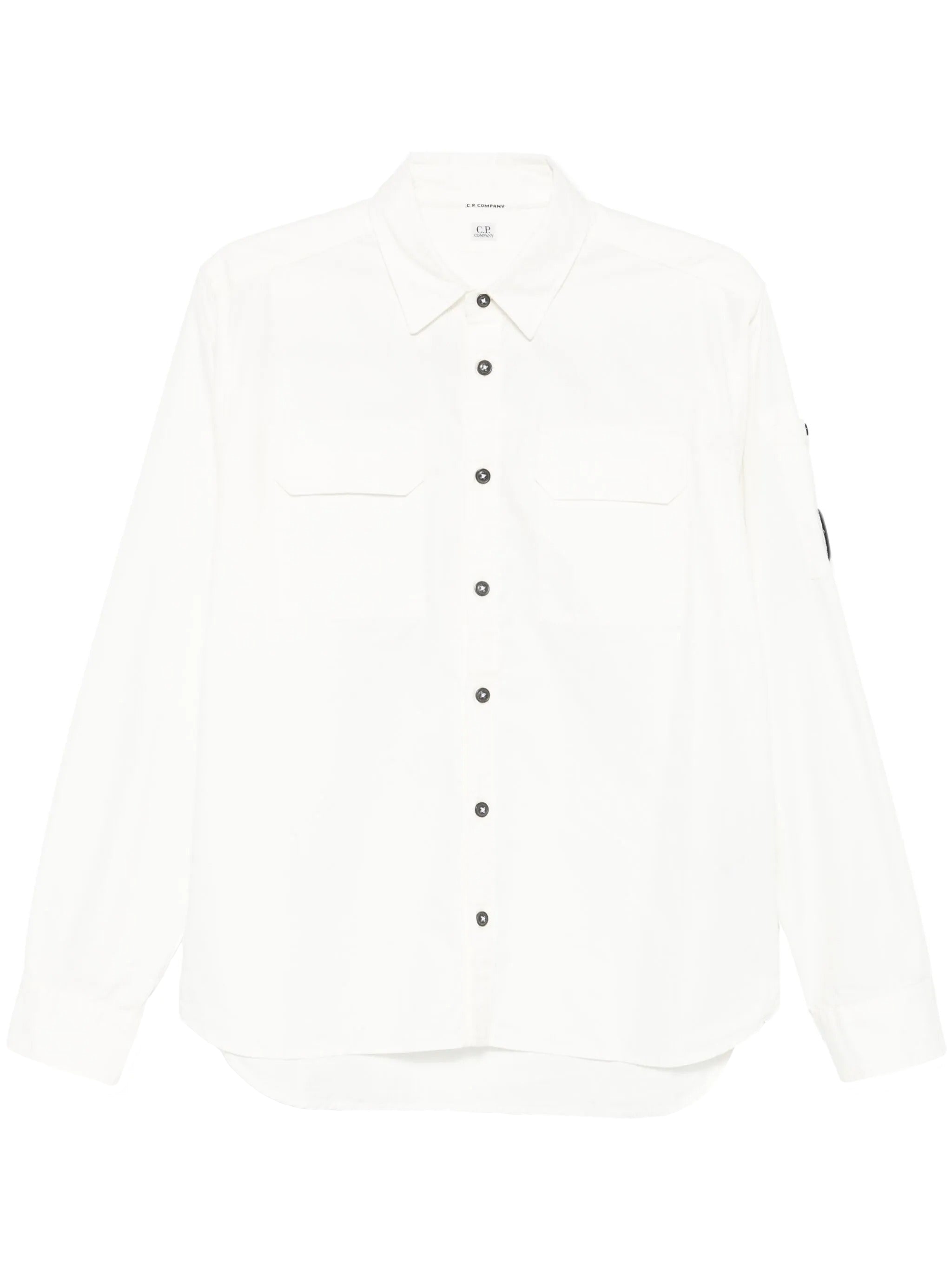 Long-Sleeve Classic Collar Shirt With Minimalistic Design