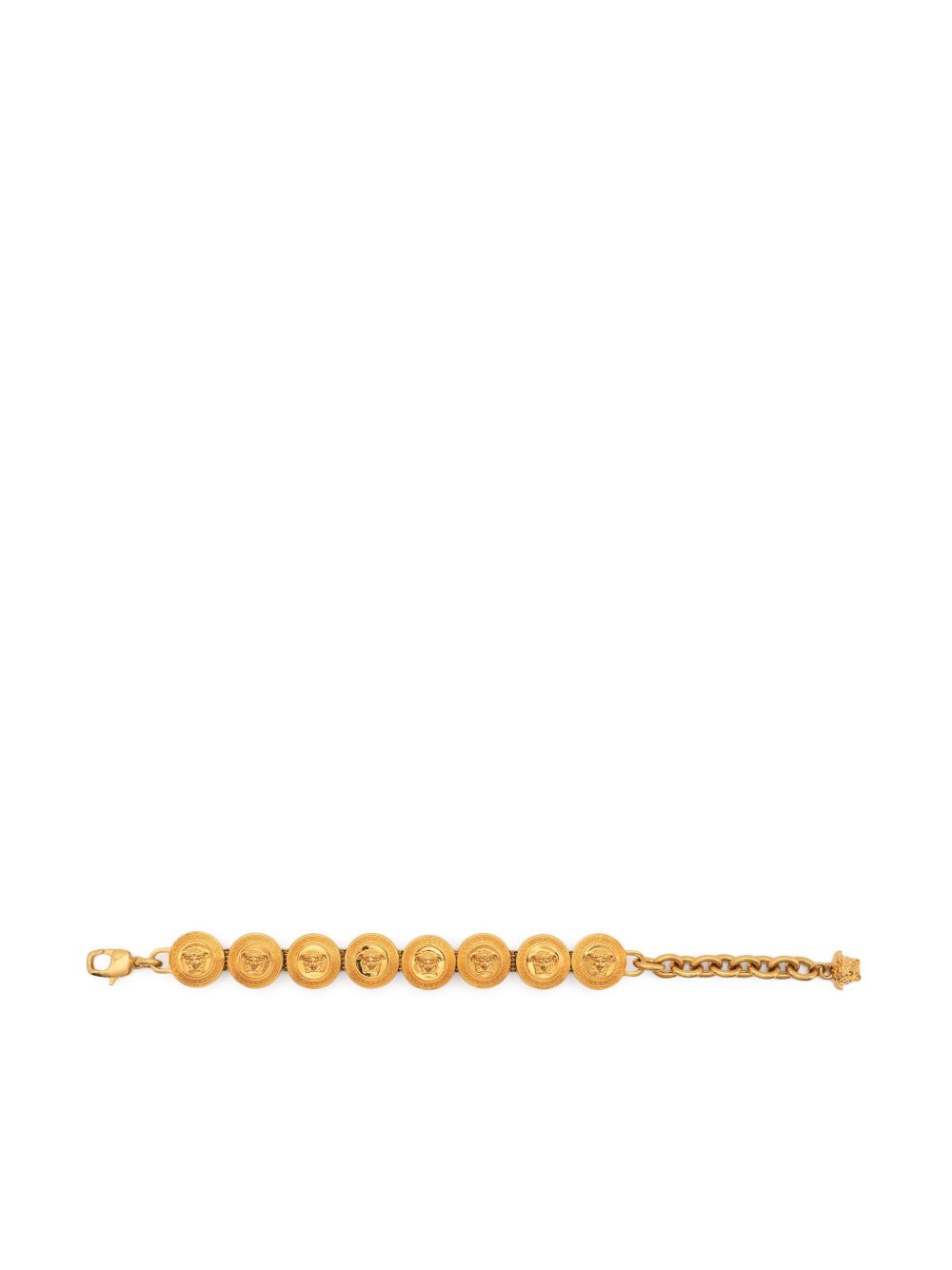 Golden Medusa Head Motif Bracelet