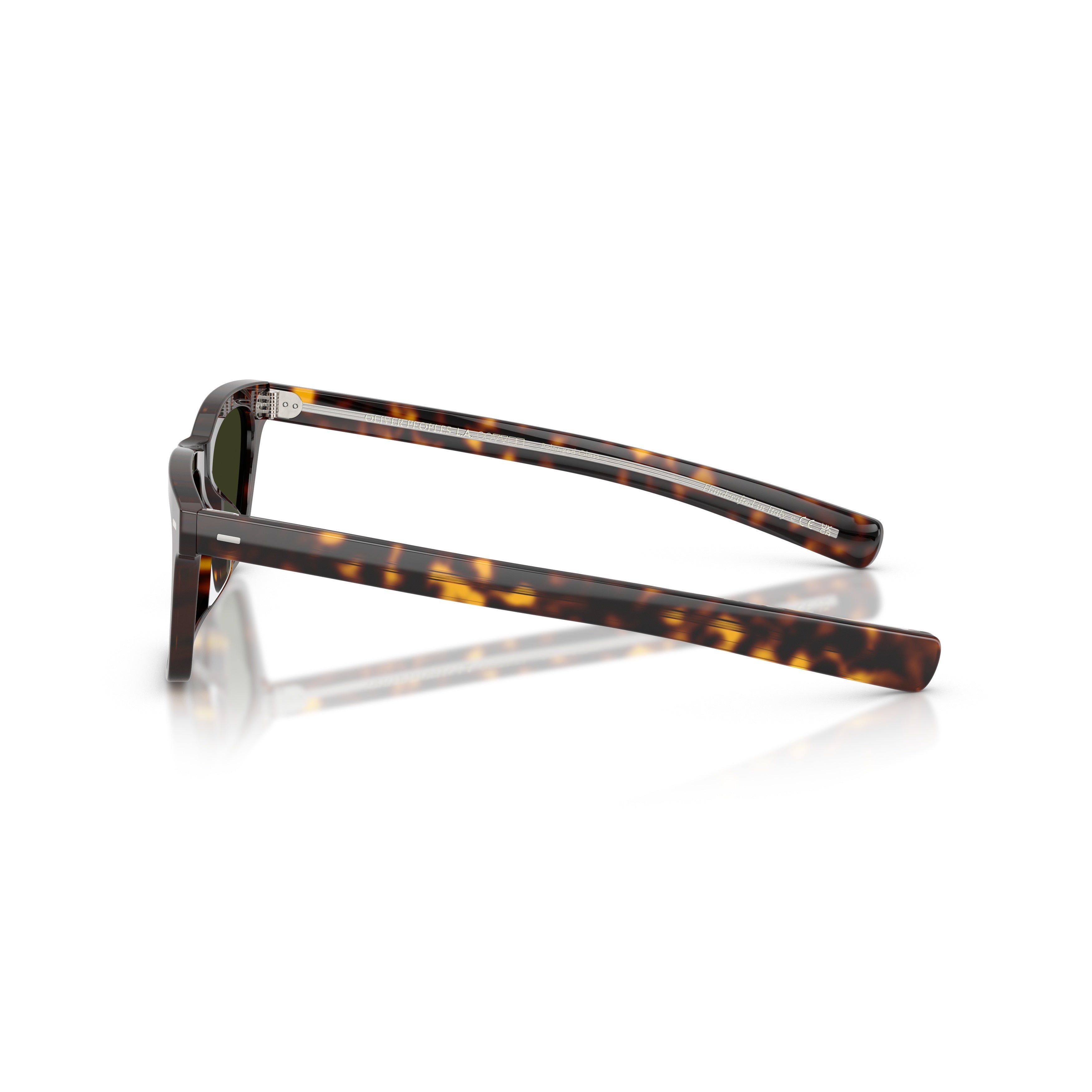 0ov5590su Tortoiseshell Acetate Sunglasses with Rectangular Frame